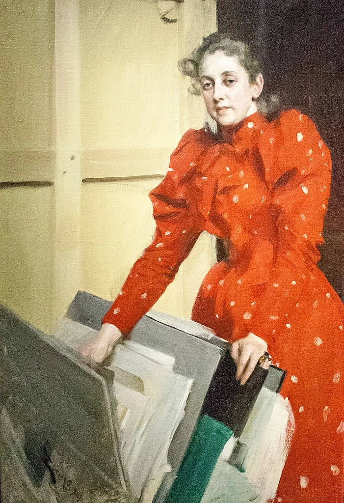 Emma Zorn nello studio di Parigi - Zornsamlingarna, Mora